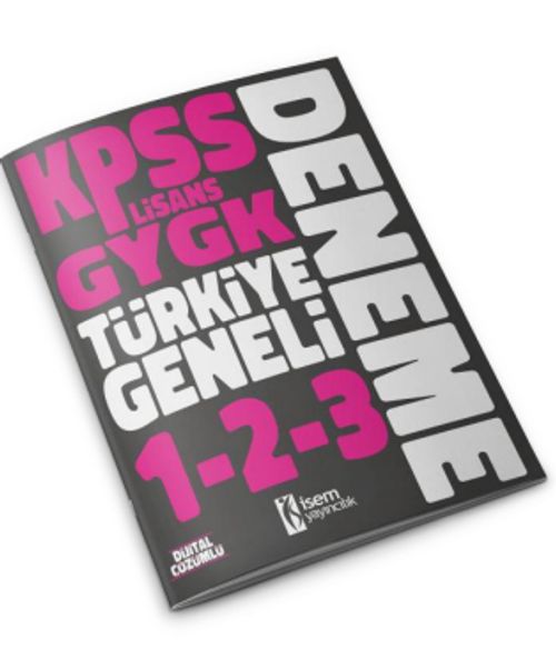 2023 KPSS Lisans GYGK Türkiye Geneli Deneme Seti 1-2-3