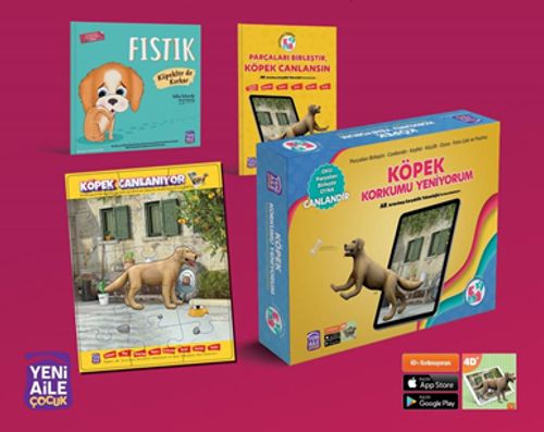 Köpeklerde Korkar - Canlanan Yapboz ve Hikaye Seti 