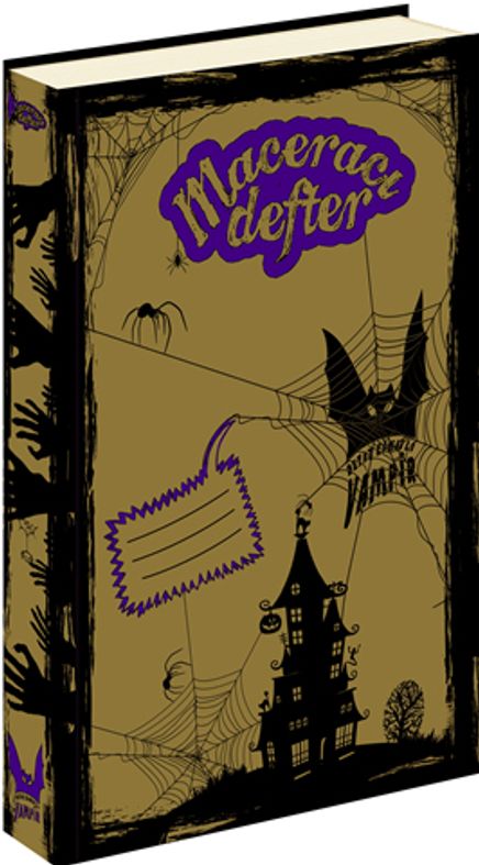 Beyaz Kanatlı Vampir - Maceracı Defter (Mavi)