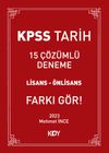 KPSS 15 &Ccedil;&ouml;z&uuml;ml&uuml; Tarih Denemesi