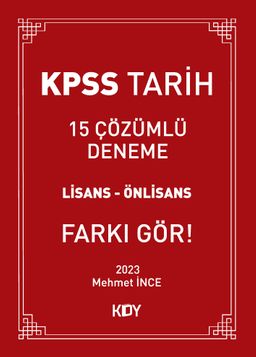 KPSS 15 Çözümlü Tarih Denemesi