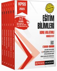 2023 KPSS Eğitim Bilimleri Konu Anlatımlı Modüler Set - 6 Kitap + En Güncel Video