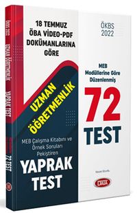 Uzman Öğretmenlik Yaprak Test 