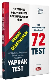 Uzman Öğretmenlik Yaprak Test 