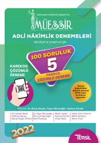 Müessir Adli Hakimlik Denemeleri Karekod Çözümlü 5 Deneme