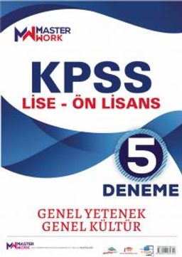 KPSS Lise - Ön Lisans Genel Yetenek - Genel Kültür 5 Deneme