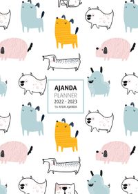 2022-2023 16  Aylık Ajanda Dogs