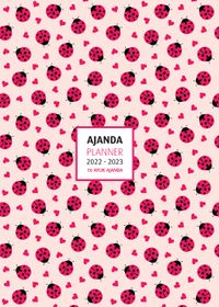 2022-2023 16 Aylık Ajanda Ladybugs