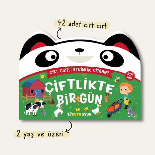 Cırt Cırtlı Etkinlik Kitabım Çiftlikte Bir Gün (2+ Yaş)