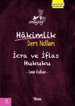 İmtiyaz İcra ve İflas Hukuku Hakimlik Ders Notları