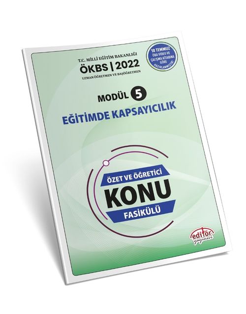 Uzman ve Başöğretmen Modül 5 Eğitimde Kapsayıcılık Özet ve Öğretici Konu Fasikülü 