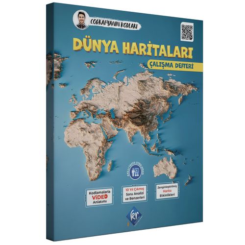 Coğrafyanın Kodları Dünya Haritaları Çalışma Defteri