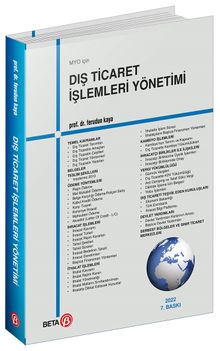 Meslek Yüksek Okulları için Dış Ticaret İşlemleri Yönetimi