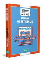 Uzman Öğretmenlik 1 Soru -  1 Çözüm Öğretici Çözümlü  Soru Bankası