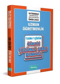 Uzman Öğretmenlik 1 Soru -  1 Çözüm Öğretici Çözümlü  Soru Bankası