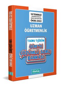 Uzman Öğretmenlik 1 Soru -  1 Çözüm Öğretici Çözümlü  Soru Bankası