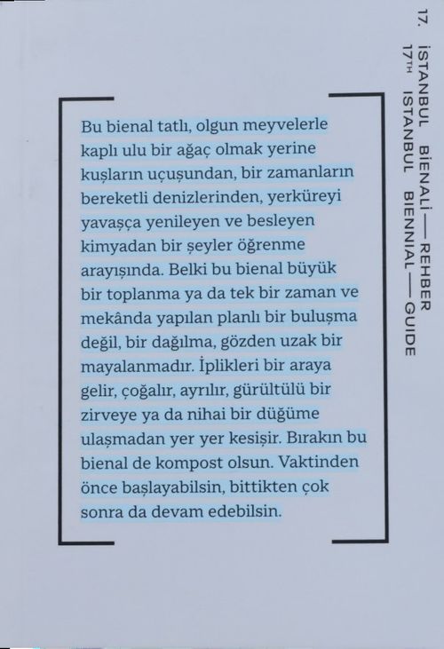 17. İstanbul Bienali - Rehber