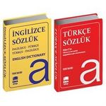İngilizce-Türkçe Sözlük ve Türkçe Sözlük (2 Kitap Set Biala Kapak)