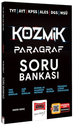TYT AYT KPSS ALES DGS MSÜ Kozmik Paragraf Soru Bankası