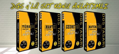 DGS 4'lü Set Konu Anlatımlı