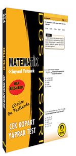 DGS Matematik Sayısal Yetenek Çek Kopart Yaprak Test