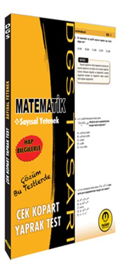 DGS Matematik Sayısal Yetenek Çek Kopart Yaprak Test