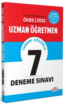Uzman Öğretmen Tamamı Çözümlü 7 Deneme Sınavı