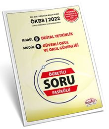 Uzman ve Başöğretmen Modül 8 Dijital Etkinlik - Modül 9 Güvenli Okul ve Okul Güvenliği Öğretici Soru Fasikülü