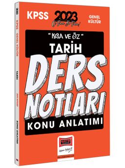 2023 KPSS Kısa ve Öz Tarih Konu Anlatımı Ders Notları