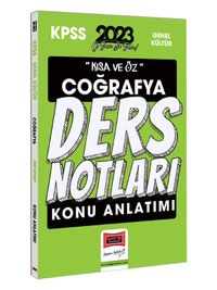 2023 KPSS Kısa ve Öz Coğrafya Konu Anlatımı Ders Notları