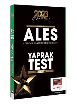 2023 ALES Çek Kopart Yaprak Test