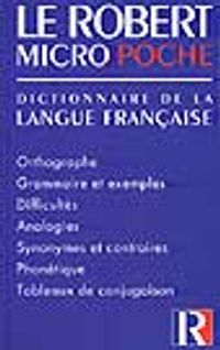 Micro Robert Poche De Langue Francaise