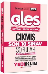 2023 Master Serisi Ales Sayısal - Sözel Yetenek Son 10 Sınav Tamamı Çözümlü Çıkmış Sorular 