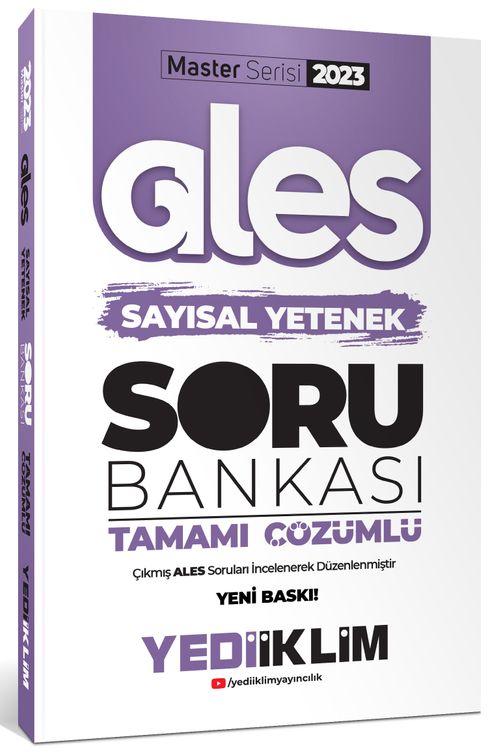 2023 Master Serisi Ales Sayısal Yetenek Tamamı Çözümlü Soru Bankası