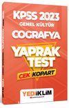 2023 KPSS Genel Kültür Coğrafya Çek Kopart Yaprak Test