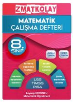 Zmatkolay 8. Sınıf Matematik Çalışma Defteri