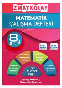 Zmatkolay 8. Sınıf Matematik Çalışma Defteri