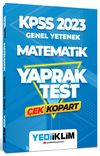 2023 KPSS Genel Yetenek Matematik Çek Kopart Yaprak Test