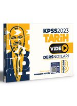2023 KPSS Tarih Video Ders Notları 