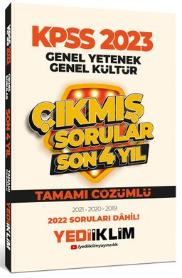 2023 KPSS GY GK Son 4 Yıl Tamamı Çözümlü Çıkmış Sorular