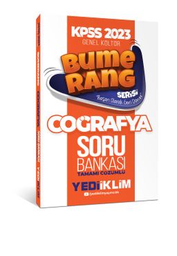 2023 KPSS Genel Kültür Bumerang Coğrafya Tamamı Çözümlü Soru Bankası 