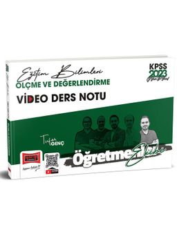 2023 KPSS Eğitim Bilimleri Öğretmenler Ekibi Ölçme ve Değerlendirme Video Ders Notları