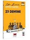 2023 KPSS Eğitim Bilimleri &Ouml;ğretmenler Ekibi Program Geliştirme (&Ouml;ğretim Teknolojileri ve Materyal Tasarımı - Sınıf Y&ouml;netimi) Tamamı &Ccedil;&ouml;z&uuml;ml&uuml; 23 Deneme