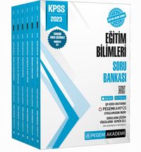 2023 KPSS Eğitim Bilimleri Tamamı Video Çözümlü Soru Bankası Modüler Seti (6 Kitap)