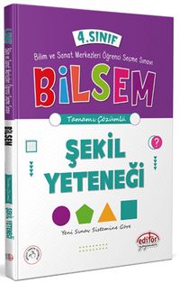 4. Sınıf Bilsem Hazırlık Şekil Yeteneği Tamamı Çözümlü