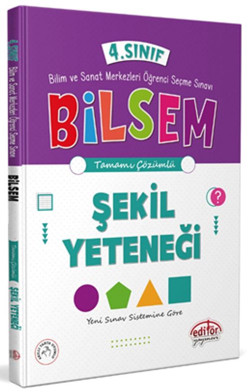 4. Sınıf Bilsem Hazırlık Şekil Yeteneği Tamamı Çözümlü