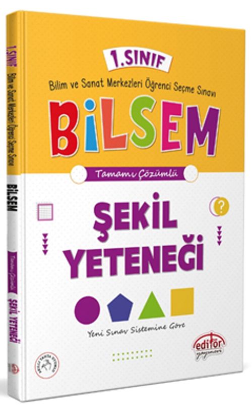 1. Sınıf Bilsem Hazırlık Şekil Yeteneği Tamamı Çözümlü