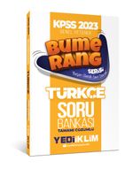 2023 KPSS Genel Yetenek Bumerang Türkçe Tamamı Çözümlü Soru Bankası 