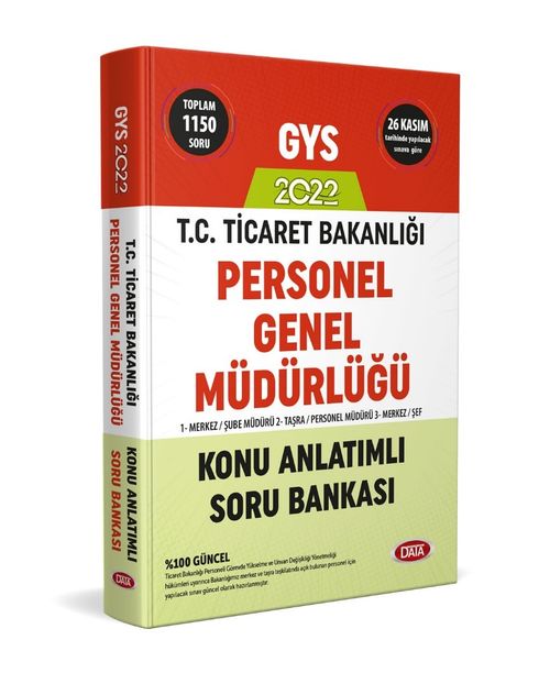 T. C. Ticaret Bakanlığı Personel Genel Müdürlüğü Konu Anlatımlı Soru Bankası