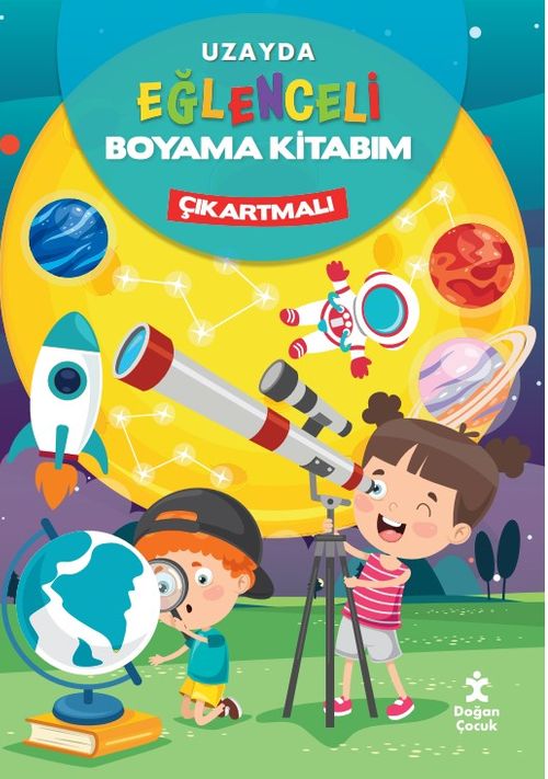 Uzayda Eğlenceli Boyama Kitabım